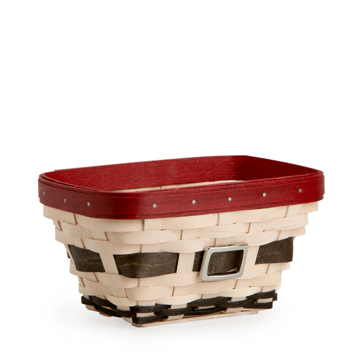 Medium Tapered Basket Set with Protector - White Snowman Belly