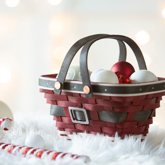 Medium Tapered Holiday Belly Basket Trio Set with Protectors