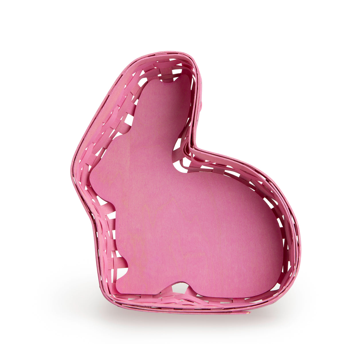 Bunny Basket Tray with Protector - Dark Pink