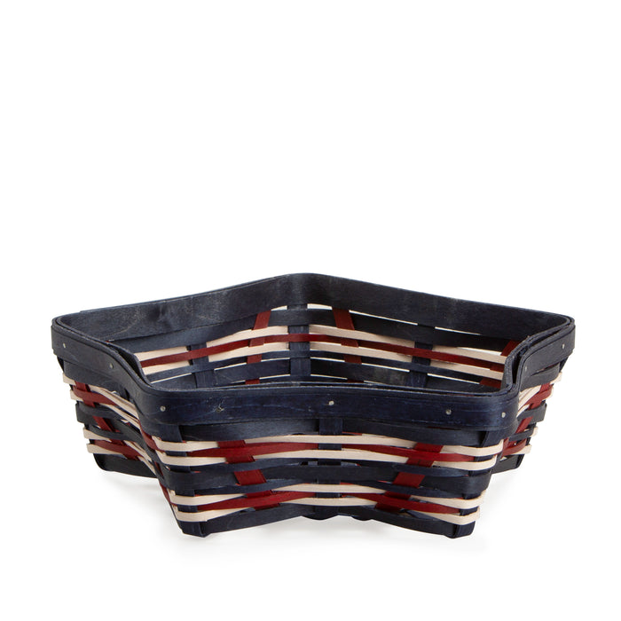 Medium Woven Star Basket - Patriot