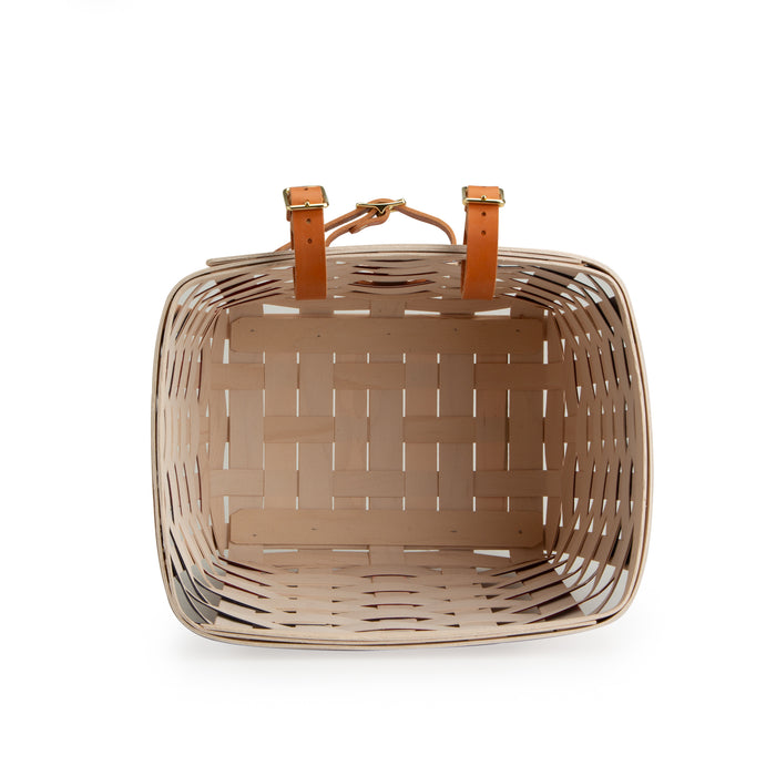 Americana Tapered Rectangle Bicycle Basket with Protector