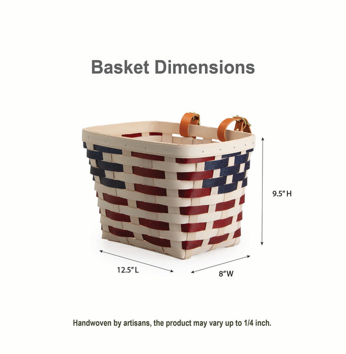 Americana Tapered Rectangle Bicycle Basket