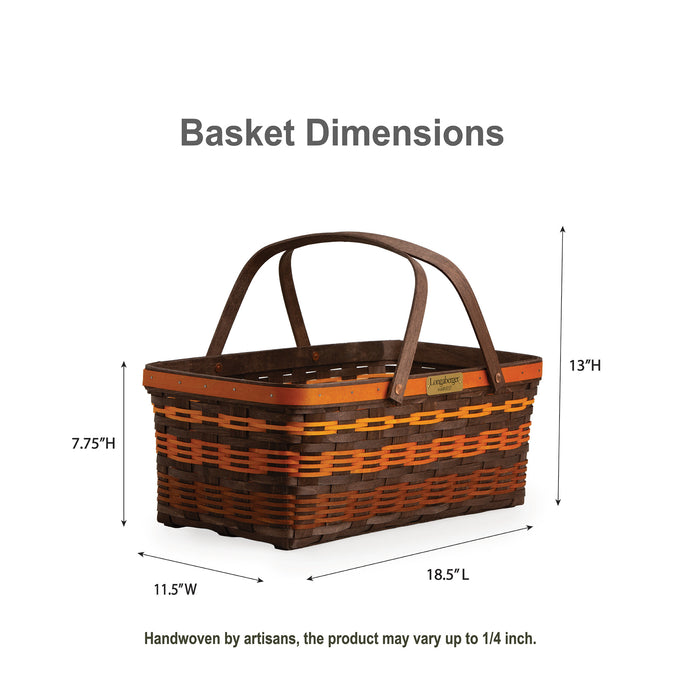 Collector's Harvest Bounty Basket with Protector - Autumn Sunset