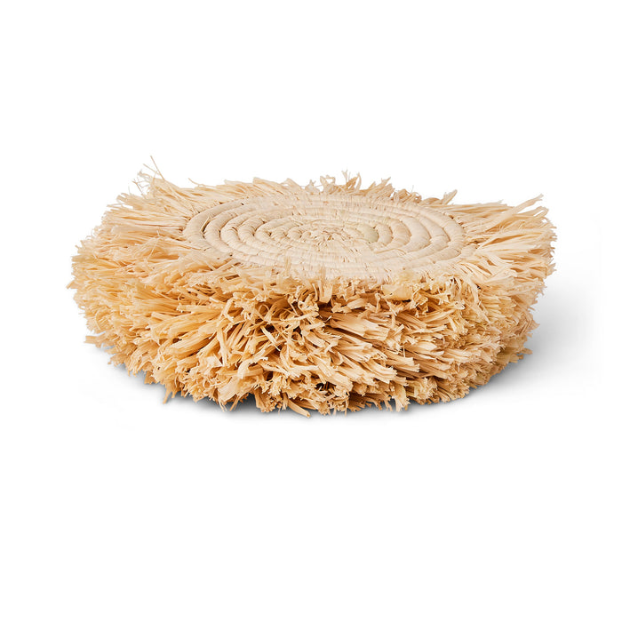 Fringed Natural Drink Coasters