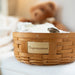 Celebrations Congratulations Basket with Protector - Warm Brown-Basket Set-Woven Maple Basket-Longaberger