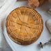 Celebrations Congratulations Basket with Protector - Warm Brown-Basket Set-Woven Maple Basket-Longaberger