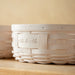 Celebrations Mr. & Mr. Basket with Protector - 1973 White-Basket Set-Woven Maple Basket-Longaberger