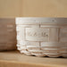 Celebrations Mrs. & Mrs. Basket with Protector - 1973 White-Basket Set-Woven Maple Basket-Longaberger