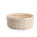 Celebrations Mrs. & Mrs. Basket with Protector - 1973 White-Basket Set-Woven Maple Basket-Longaberger