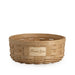Celebrations Thank You Basket with Protector - Light Brown-Basket Set-Woven Maple Basket-Longaberger