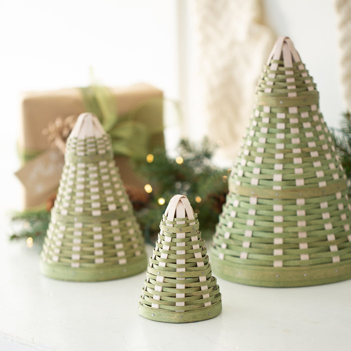 Christmas 3-Piece Frosty Tree Trio