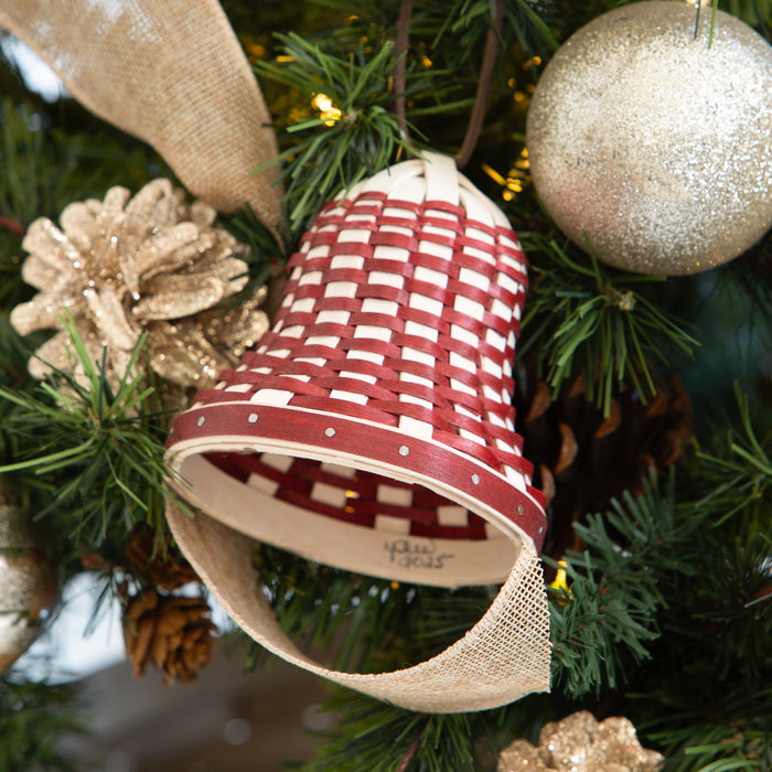 Christmas Woven Miniature Bell Trio - Multi