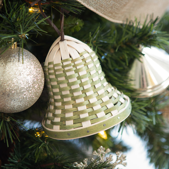 Christmas Woven Miniature Bell Trio - Multi