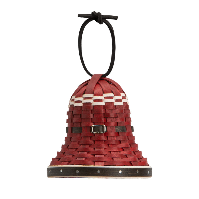 Christmas Woven Miniature Bell Trio - Santa Belly