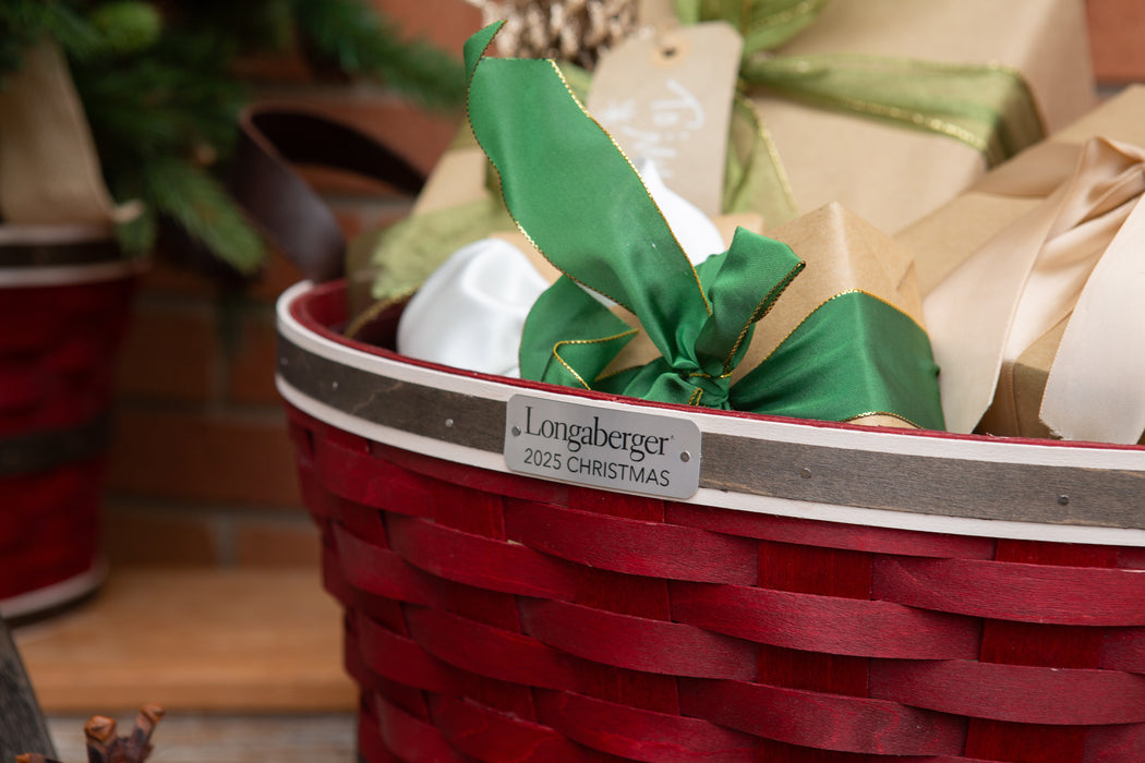 Collector's 5-Piece Santa Belly Bushel Basket Set