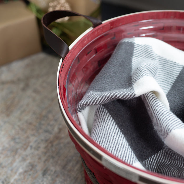 Collector's 5-Piece Santa Belly Bushel Basket Set