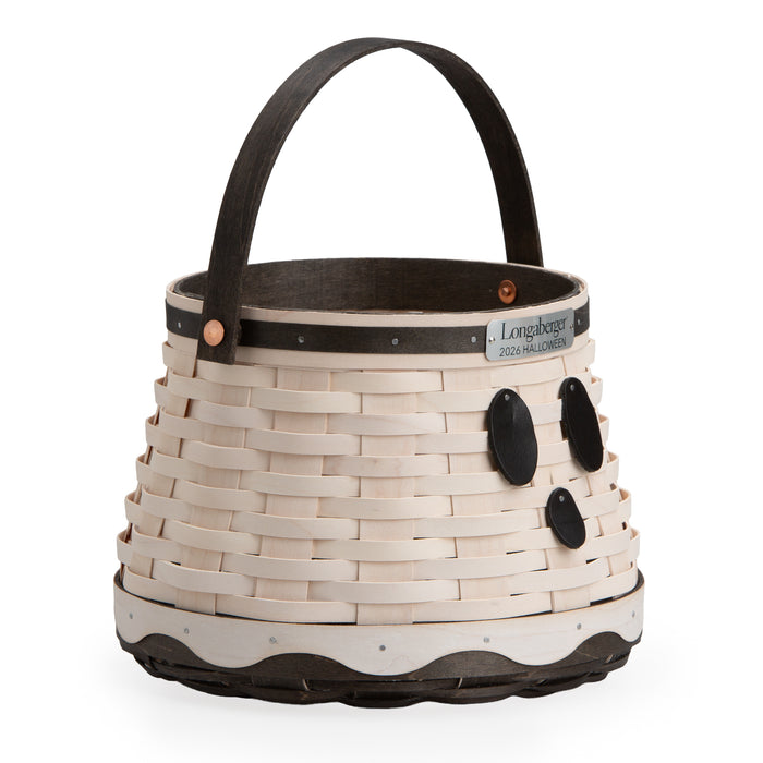 Collector's Halloween Tapered Ghost Basket with Protector