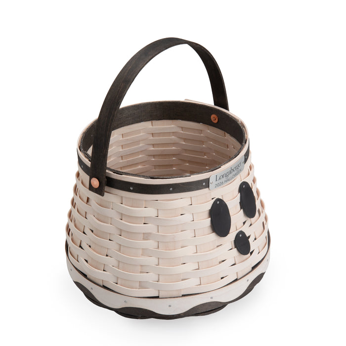 Collector's Halloween Tapered Ghost Basket with Protector