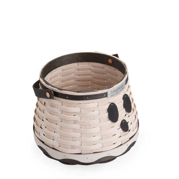 Collector's Halloween Tapered Ghost Basket with Protector