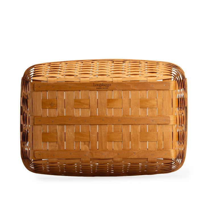 Collector's Heritage Rectangle Laundry Basket - Warm Brown