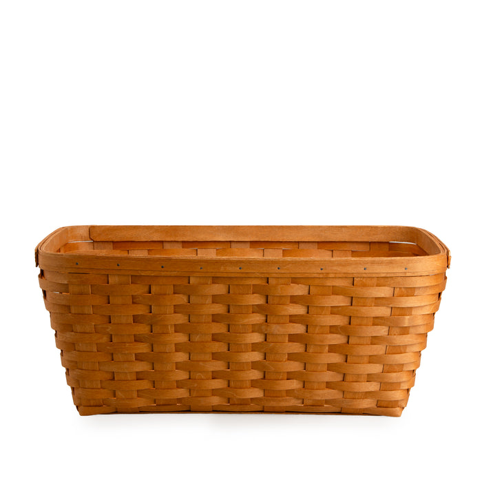 Collector's Heritage Rectangle Laundry Basket - Warm Brown