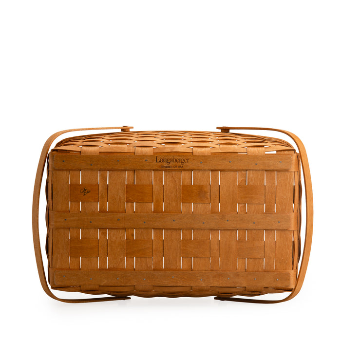 Collector's Heritage Large Gathering Basket with Protector - Warm Brown