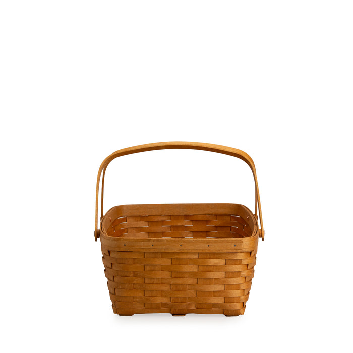 Collector's Heritage Large Gathering Basket with Protector - Warm Brown