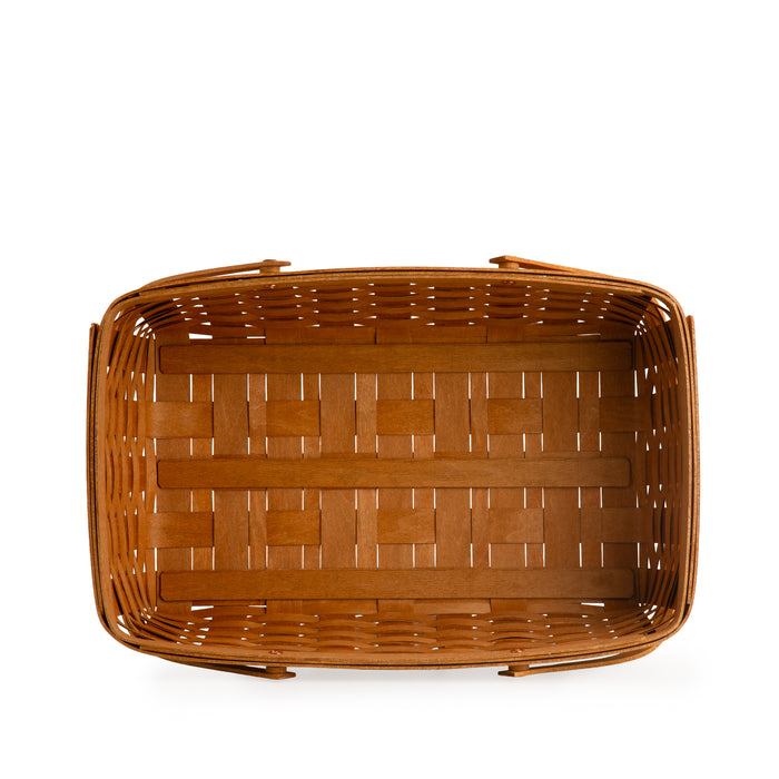 Collector's Heritage Large Gathering Basket with Protector - Warm Brown