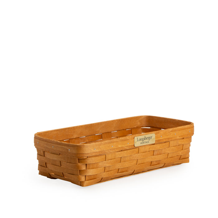 Collector's Heritage Bread Basket with Protector - Warm Brown