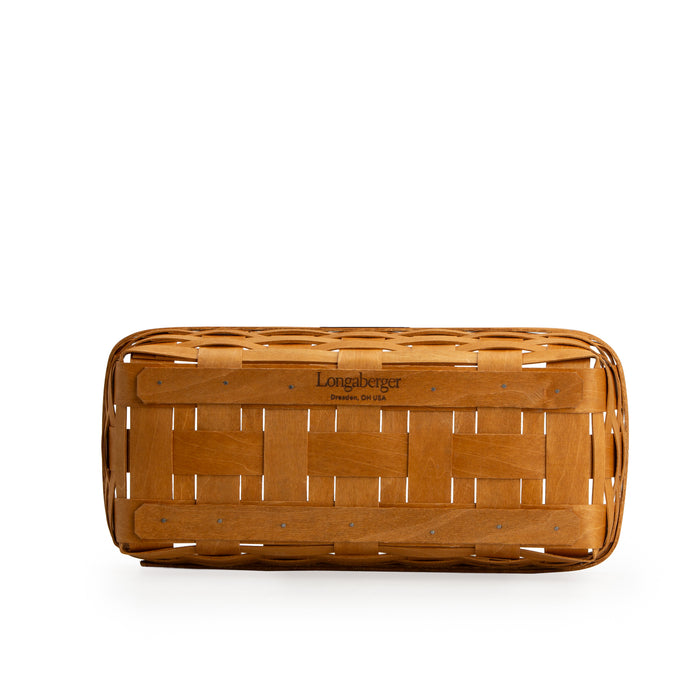 Collector's Heritage Bread Basket with Protector - Warm Brown