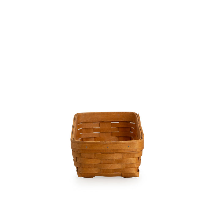 Collector's Heritage Bread Basket with Protector - Warm Brown