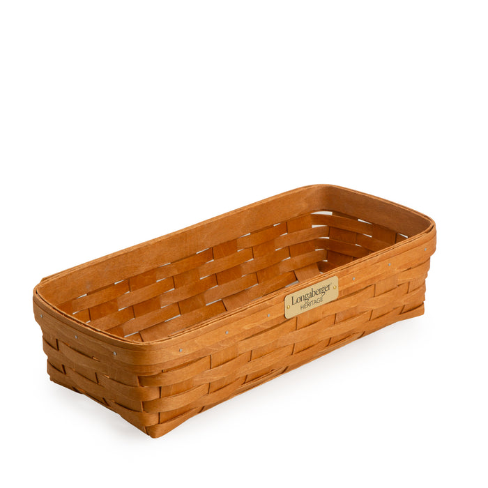 Collector's Heritage Bread Basket with Protector - Warm Brown