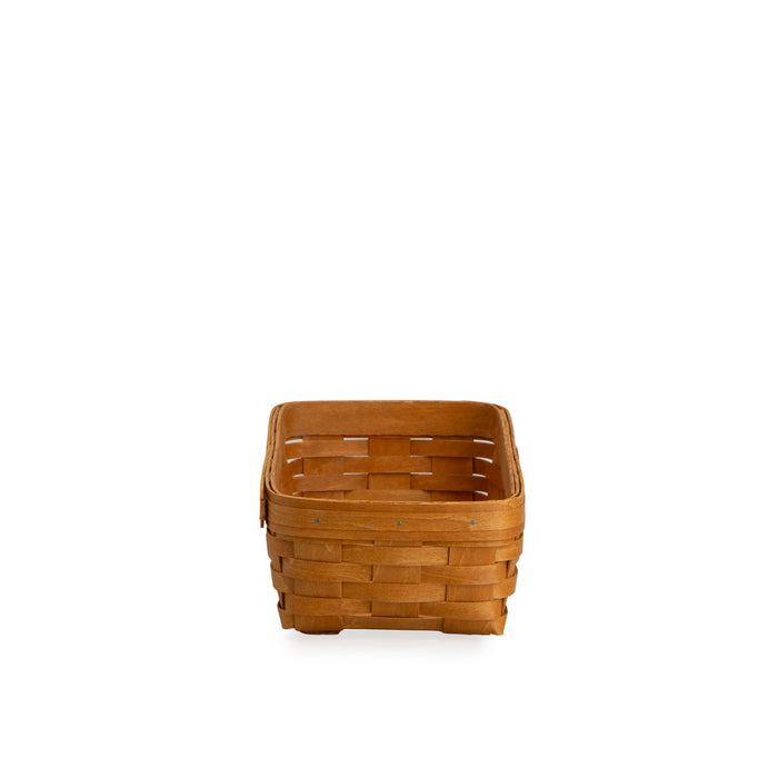 Collector's Heritage Bread Basket with Protector - Warm Brown