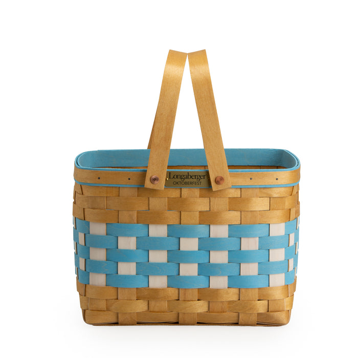 Collector's Oktoberfest 5-Piece Basket Set - Bavarian Check