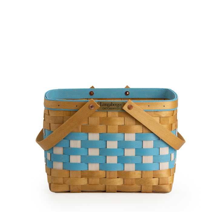 Collector's Oktoberfest Homestead 3-Piece Basket Set - Bavarian Check