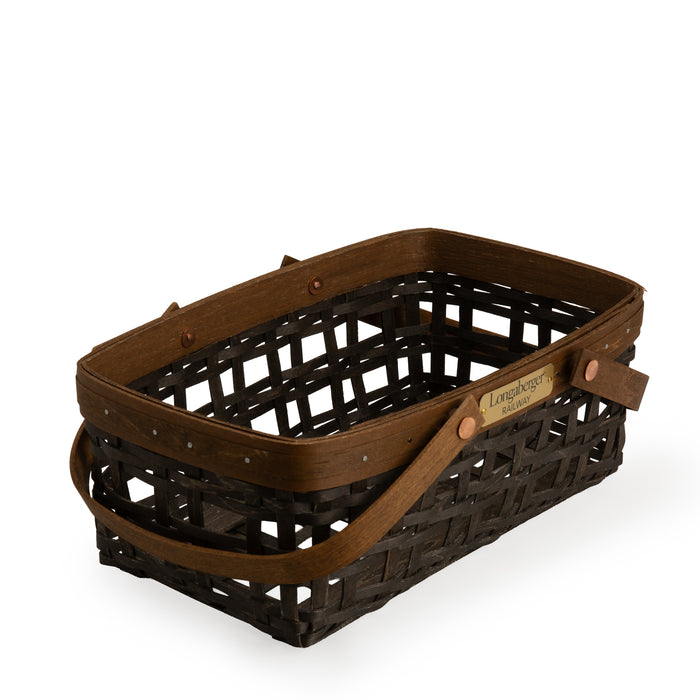 Collector's Railway Depot Basket with Protector - Vintage