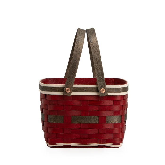Collector's Santa Belly Provision Basket with Protector