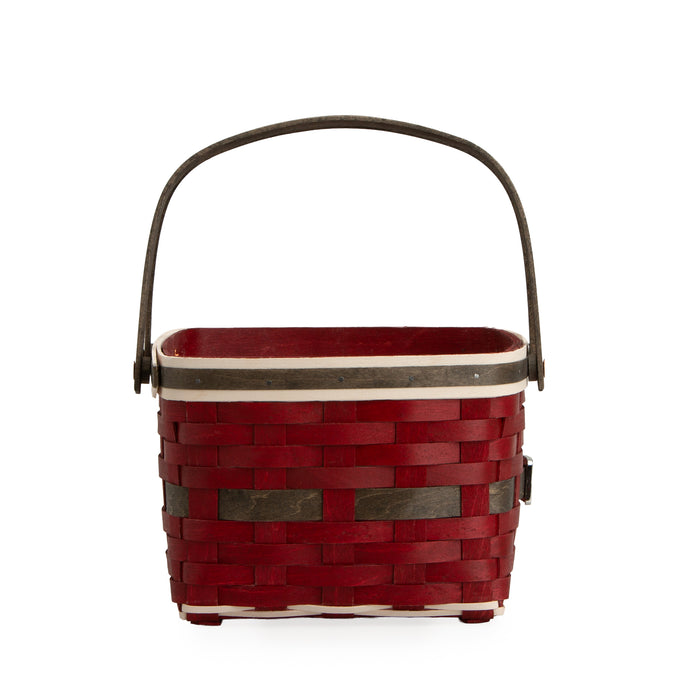 Collector's Santa Belly Provision Basket with Protector