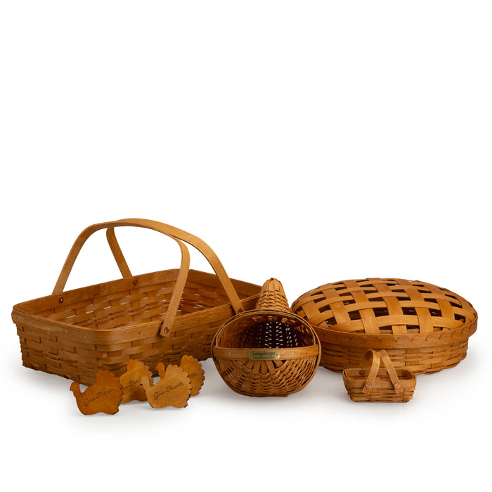 Collector's Thanksgiving 11-Piece Serving Set - Warm Brown