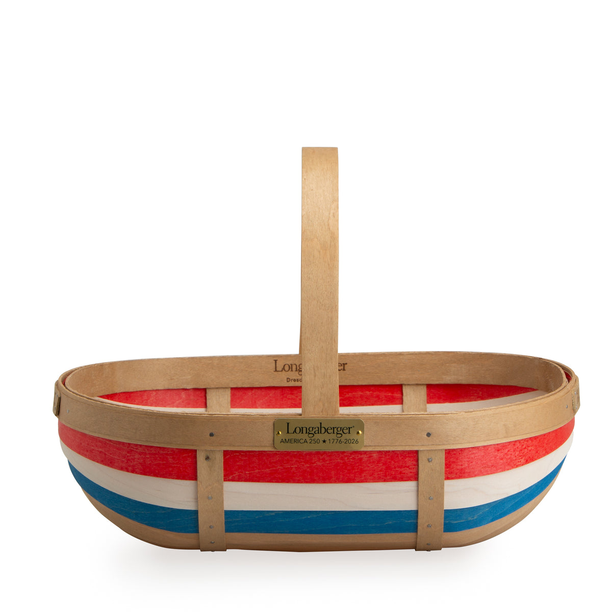 Collector's 250th Large Trug Basket with Protector - Independence