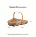 Collector's 1776 Founders Basket with Protector - Independence-Basket Set-Woven Maple Basket-Longaberger