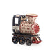 Collector's Americana Longaberger USA Locomotive-Woven Decor-Woven Maple Basket-Longaberger