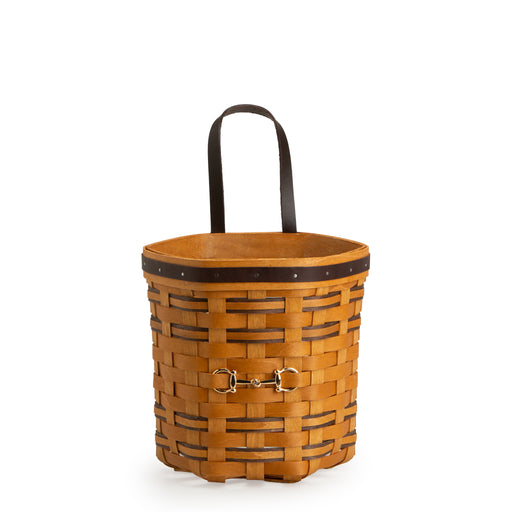 Collector's Equestrian Collection 8-Piece Set - Leather Trim-Basket Set-Woven Maple Basket-Longaberger