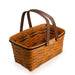 Collector's Equestrian Large Market Basket with Protector - Leather Trim-Basket Set-Woven Maple Basket-Longaberger