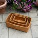 Collector's Essentials 6-Piece Nesting Rectangle Basket Set-Basket Set-Woven Maple Basket-Longaberger