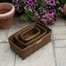 Collector's Essentials 6-Piece Nesting Rectangle Basket Set-Basket Set-Woven Maple Basket-Longaberger