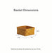 Collector's Essentials 6-Piece Nesting Square Basket Set-Basket Set-Woven Maple Basket-Longaberger