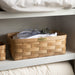 Collector's Essentials Large Square Basket with Protector-Basket Set-Woven Maple Basket-Longaberger