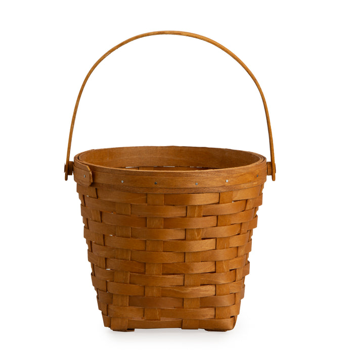 Collector's Heritage 9" Measuring Basket with Protector - Warm Brown-Basket Set-Woven Maple Basket-Longaberger