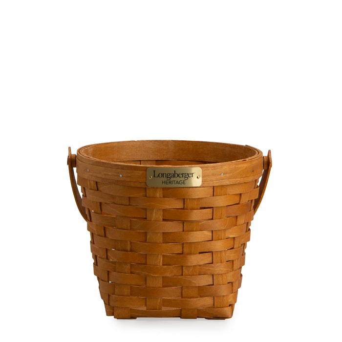 Collector's Heritage 9" Measuring Basket with Protector - Warm Brown-Basket Set-Woven Maple Basket-Longaberger
